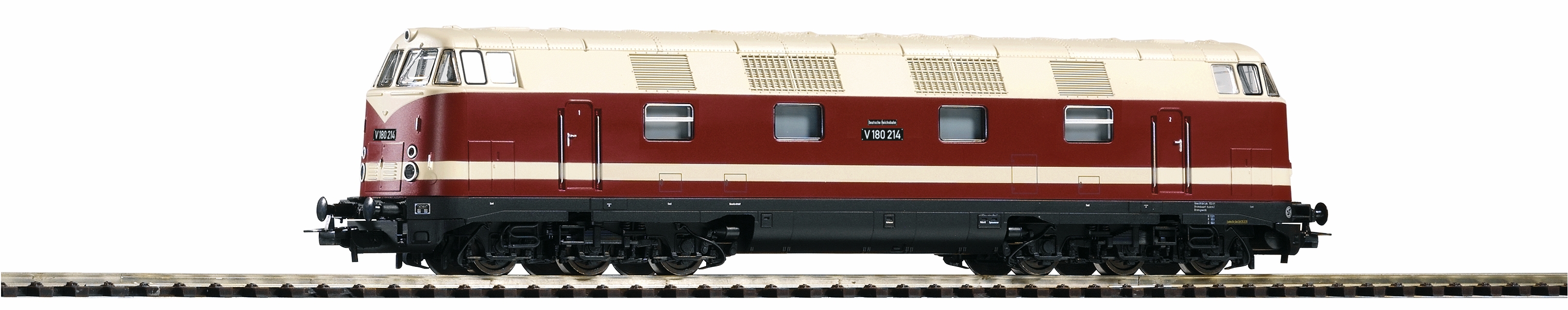 PIKO 59384 H0 ~Diesellok V 180.2-4 6-achs. DR III digital für 3 Leiter