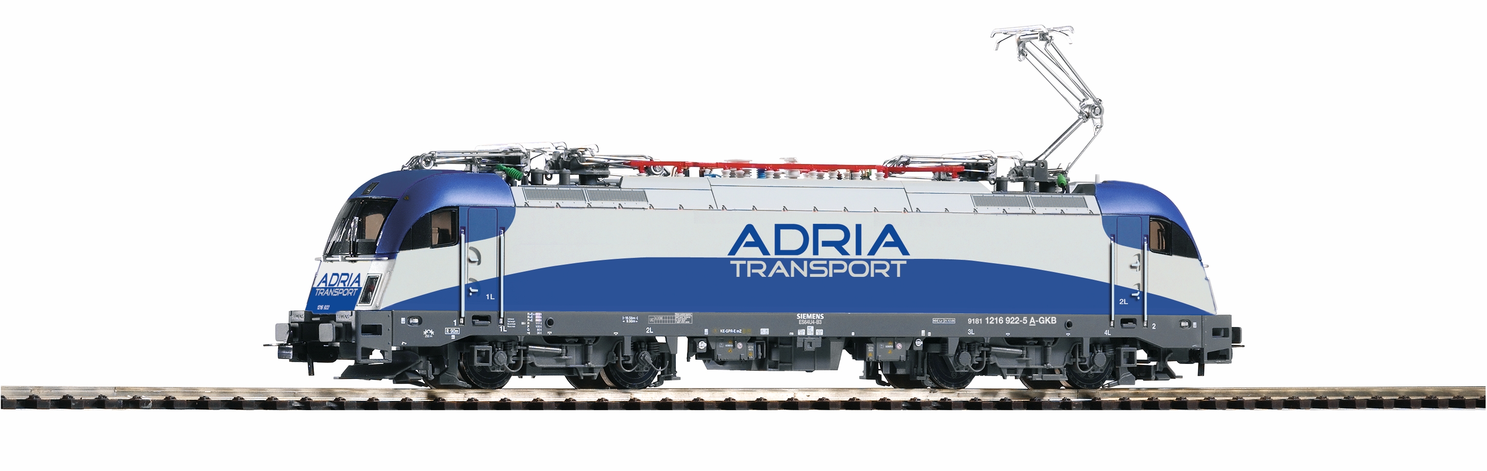 PIKO 59809 Spur H0 ~E-Lok Taurus 1216 ADRIA digital für 3 Leiter