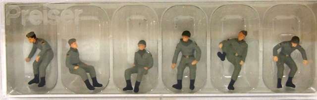 Preiser 16835 6 Kraftfahrer Bundeswehr H0