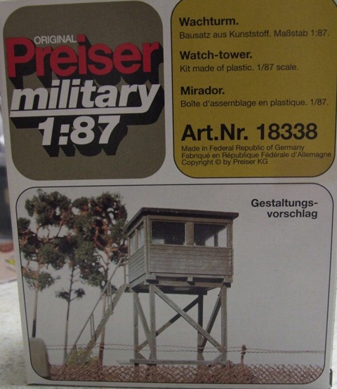 Preiser 18338 H0 1:87 Bausatz Wachturm