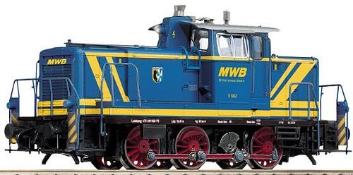68968 Roco H0 Diesellok Ex V60 V 662 MWB blau/gelb digital für 3 Leiter
