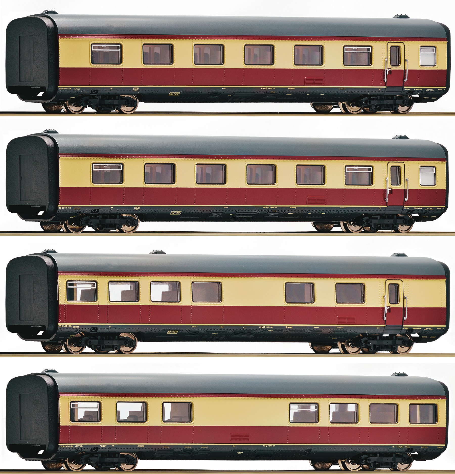 ROCO 64100 Ergänzungswagen zu BR 602 63105 63106 EP IV DC