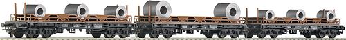 66159 Roco H0 Set Blechrollentransport Set 3-tlg. DB EP IV DC