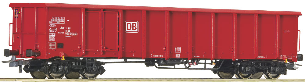 ROCO 66514 Offener Güterwagen DB AG rot H0 DC