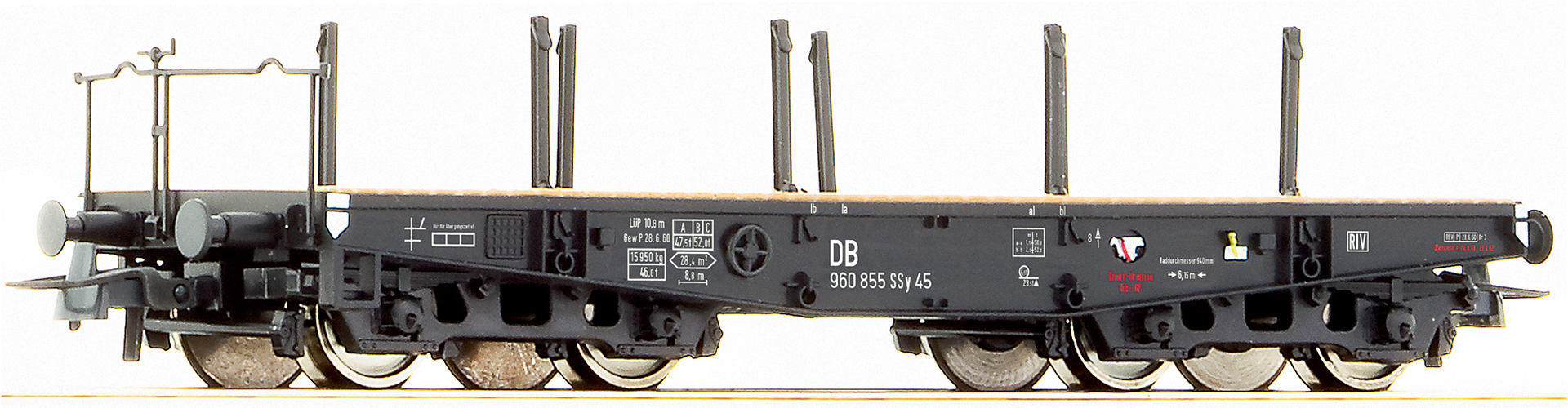 Roco 66729 H0 Schwerlastwagen 4achsig EP 3 DC