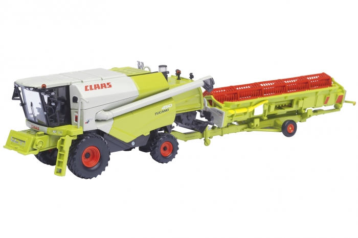 Schuco 452568200 CLAAS Tucano 450 mit Anhänger  in 1:87 H0