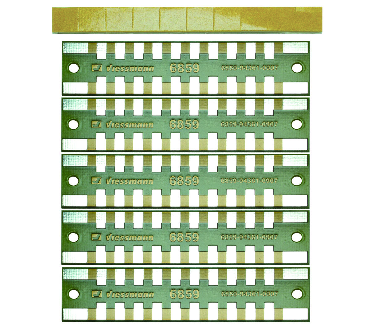 6859 Viessmann Loetverteilerleisten 2-polig 5x
