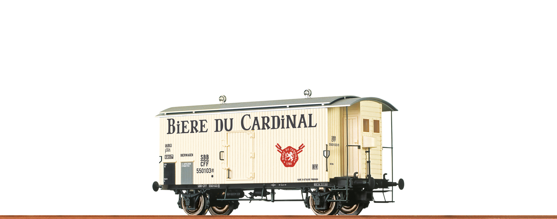 Brawa 47872 h0 wagons k2 SBB Cardinal DC III
