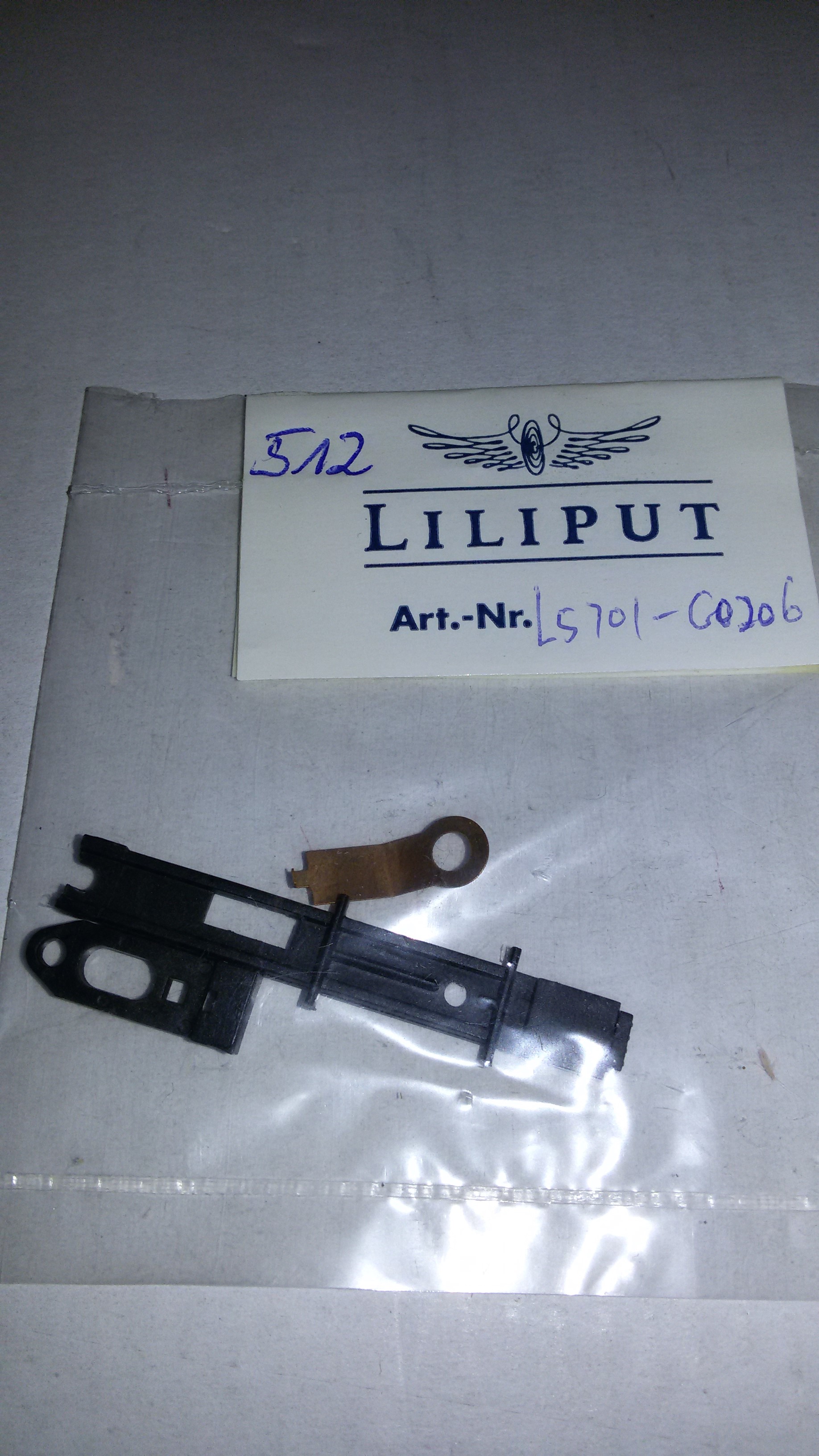 *LO 512* Liliput Ersatzteil L57010206 Rahmenabd.Nachläufer L170102