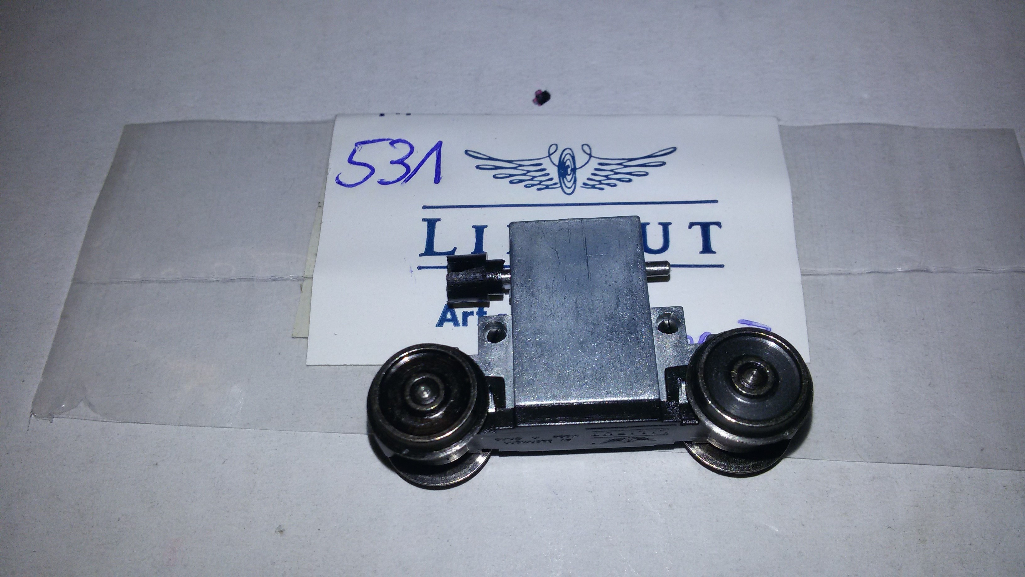 *LO 531* Liliput Ersatzteil L57070007 Getriebe mit Rädern