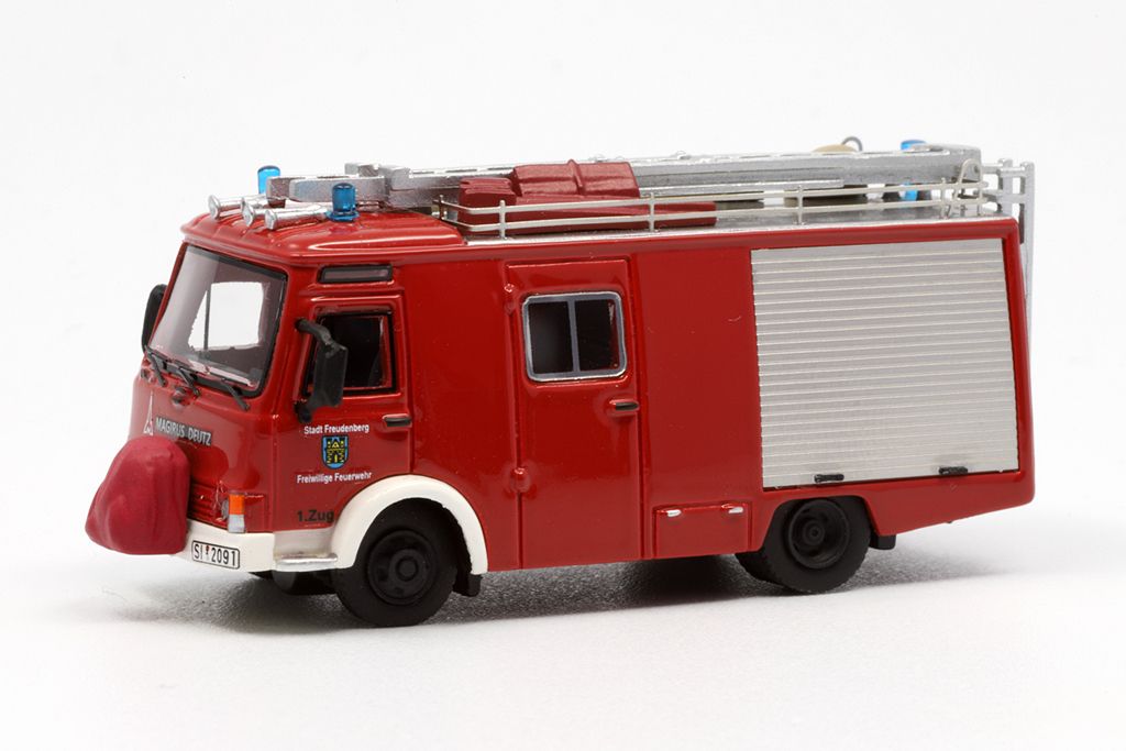 Loewe 4014 H0 Magirus Deutz 90M5 LF8 Feuerwehr Freudenberg