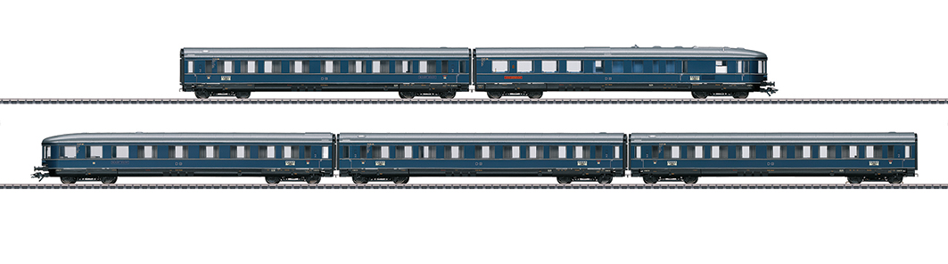 Märklin 42615 H0 Wagen-Set Blauer Enzian DB EP III AC