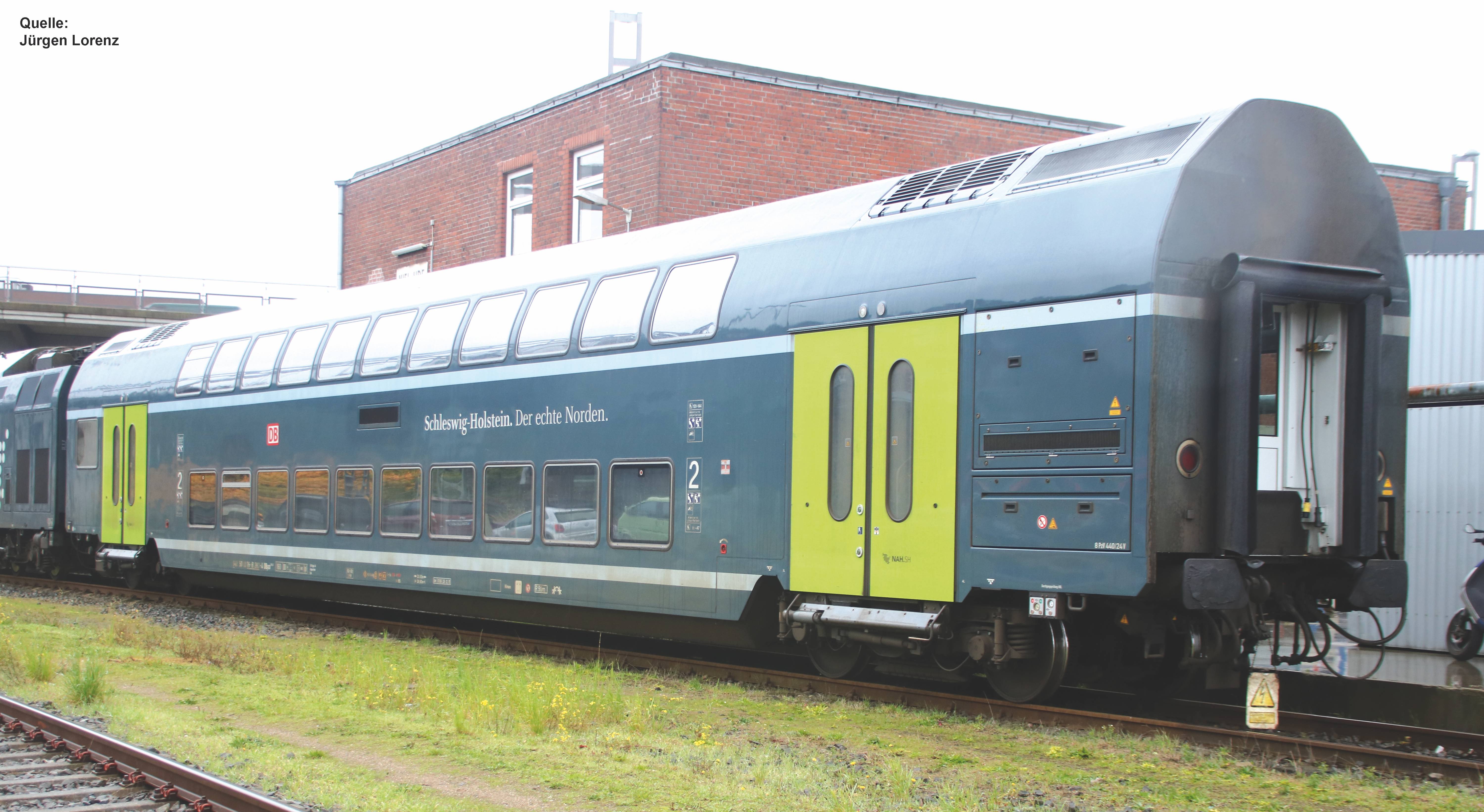 VO Piko 58808 Doppelstockwagen 2. Kl. Nah.SH VI