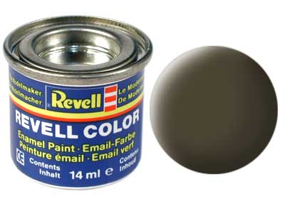 Revell 32140 schwarzgrün, matt 14 ml