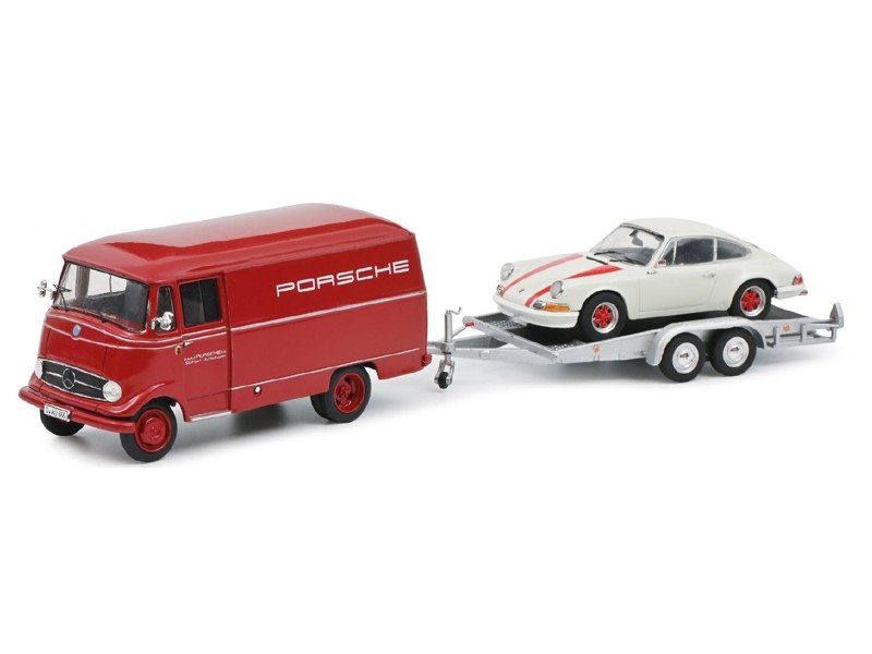 450249900 Schuco MB L319 m Porsche 911RS 1:43